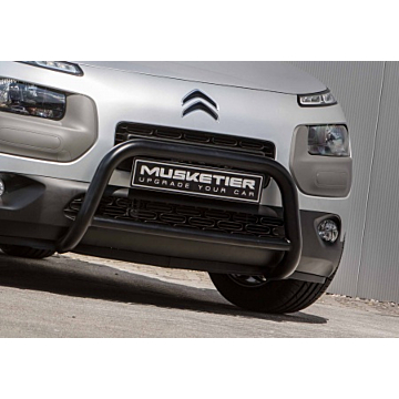 Musketier Citroën C4 Cactus bullbar Ø60 mm, stainless steel black
