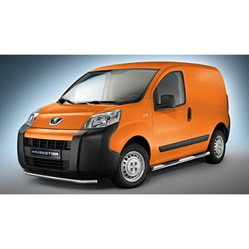 Musketier Peugeot Bipper CityGuard Ø48 mm, stainless steel chromed