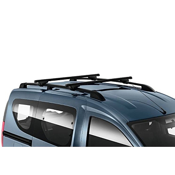 Dacia Dokker roof base carriers on roof rails