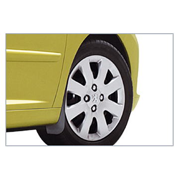 Peugeot 207 mud flaps design front