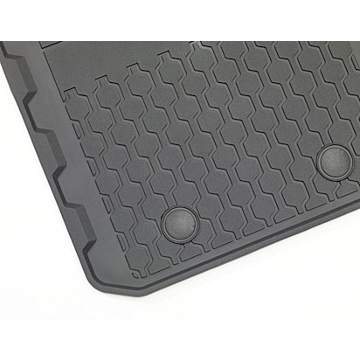 Ford Ranger 11/2011 - .. floor mats, rubber front & rear, black for double cab