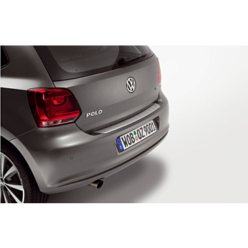 Volkswagen Polo 2009 - ..  trim rear bumper stainless steel-look