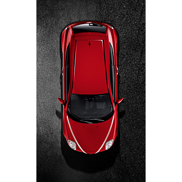 Alfa Romeo Mito v-sticker racing sticker on hood red