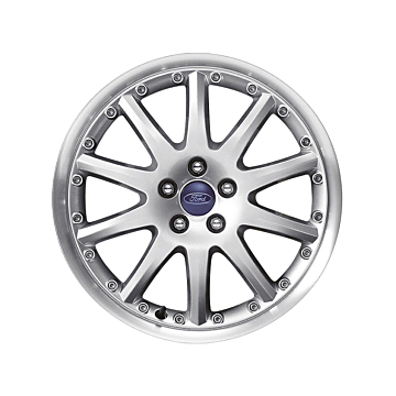 Ford Focus (07/2004 - 12/2010) alloy wheel 18" 10-spoke design, silver