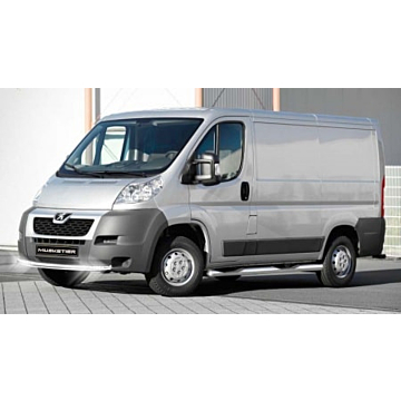 Musketier Peugeot Boxer 3 stainless steel-bullbar for CityGuard incl. day running lights
