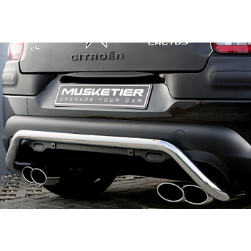 Musketier Citroën C4 Cactus duplex exhaust 2x119x78 mm