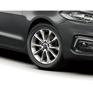 Ford Mondeo (09/2014 - ..) alloy wheel 17" 5 X 2-spoke design, Luster Nickel
