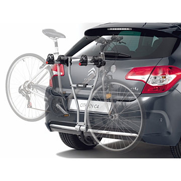 Thule Xpress bicycle carrier on the towbar