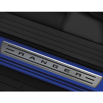 Ford Ranger 11/2011 - .. scuff plates front, stainless steel, right hand side