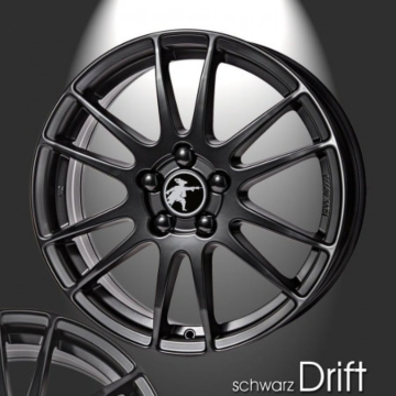 Musketier Peugeot 206 alloy wheel Drift 7,5x18 black