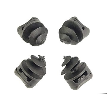 Ford floor mat fasteners with twist-knob fastening (4 pieces)