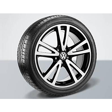 Volkswagen alloy wheel Vision, 8J x 18, polished black