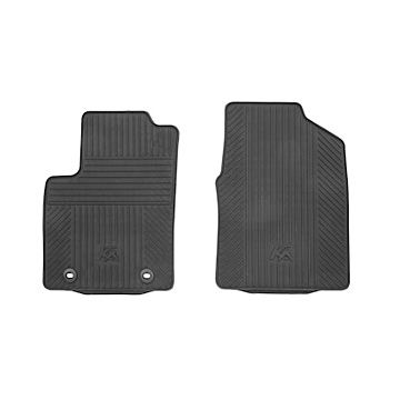 Ford Ka (09/2008 - 09/2012) floor mats, all-weather front, black
