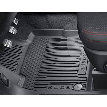 Ford Kuga (12/2019 - ..) floor mats all-weather with raised edges, front, black