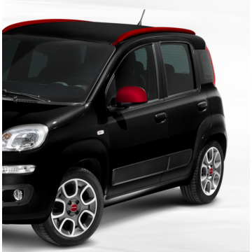 Fiat Panda 2012 - .. mirror caps red