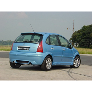 Musketier Citroën C3 2002 - 2010 rear bumper for left/right exhaust