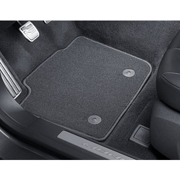Ford Mondeo (09/2014 - ..) floor mats, standard front and rear, black