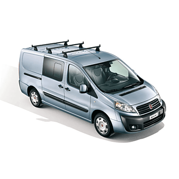 Fiat Scudo roof base carriers black steel