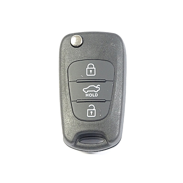 Hyundai folding key housing with three buttons (Hold button)