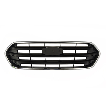 Ford Transit Custom (03/2018 - 09/2023) grille zwart (chromen sierlijst)