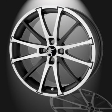 Musketier Peugeot 407 alloy wheel X-Shine 8Jx18 black polished