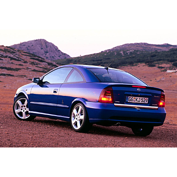 Opel Astra G achterklepsierstrip chroom