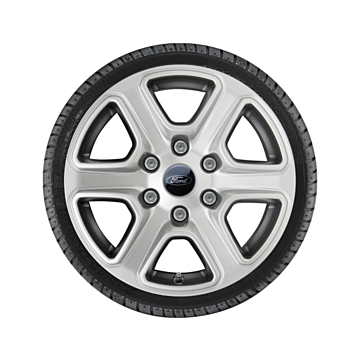 Ford Explorer (08/2019 - ..) alloy wheel with winter tire 17", 6-spoke design, silver