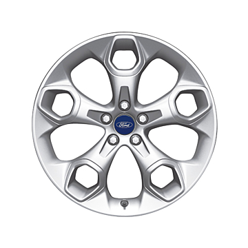 Ford Kuga (2008 - 10/2012) lichtmetalen velg 19" 5-spaaks design, zilver