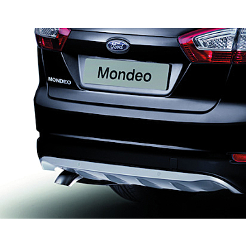 Ford Mondeo 03/2007 - 08/2014 rear lower bumper diffuser silver