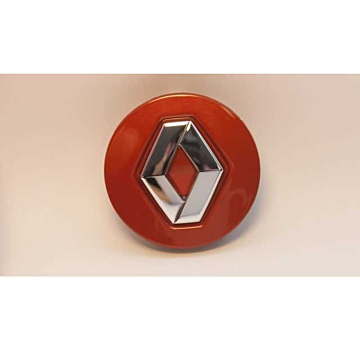 Renault Captur hub caps orange