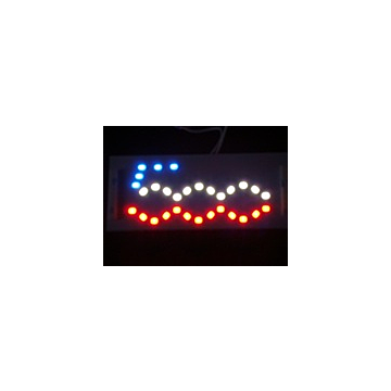 Fiat 500/500c LED courtesy lamps with 500 logo in Red and Blue