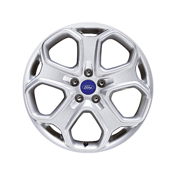 Ford Focus (07/2004 - 12/2010) alloy wheel 18" 5-spoke Y-design, silver