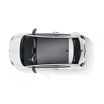 Fiat 500 wrapped roof matt titanium