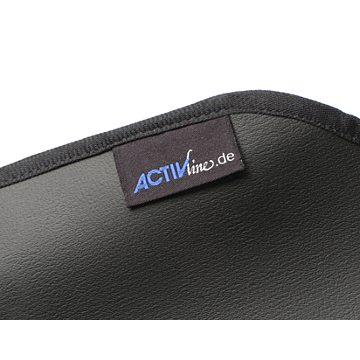 Ford premium seat cover for each double seat, black faux leather