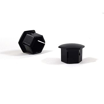 Citroën covers for the wheel bolts glossy black18mm