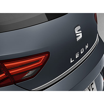 Seat Leon (2017 - 2019) tailgate trim chrome