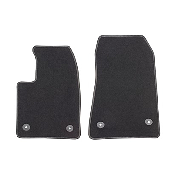 Ford Transit Custom (02/2018 - 09/2023) floor mats, standard black, front
