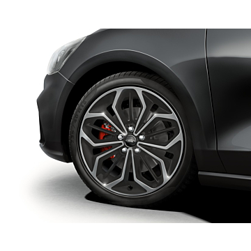 Ford Focus (04/2018 - ..) alloy wheel 18" 5 X 2-spoke design, Luster Nickel