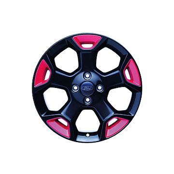 Ford Ka 09/2008 - 2016 Momax alloy wheel inserts red