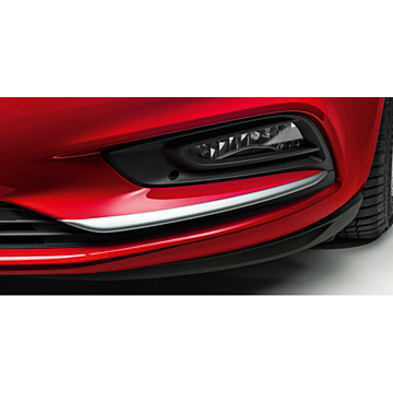 Opel Astra K molding under fog lights polished aluminium