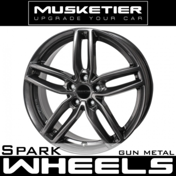 Musketier Citroën C-Crosser / Peugeot 4007 alloy wheel Spark 8x19 gun metal