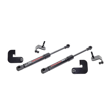 Ford Focus (09/2014 - 04/2018) hood support set with laser-engraved Ford Performance logo
