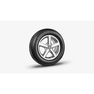 Volkswagen alloy wheel Aspen, 6,5J x 17, Brillant Silver
