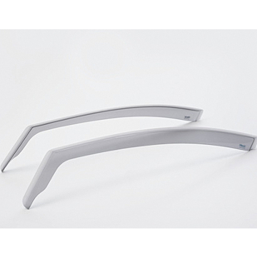 Ford Focus 2011 - 2018 ClimAir, wind deflector for front door windows, light grey