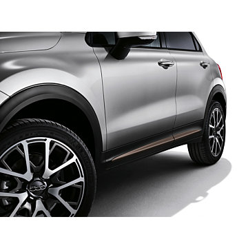 Fiat 500X door trims matt brass