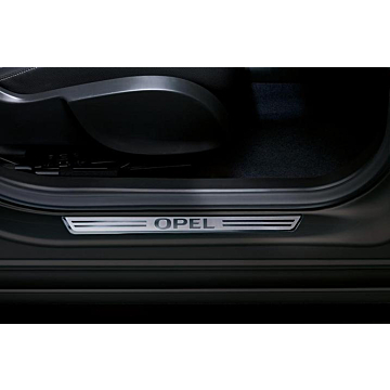 Opel scuff plate short plastic