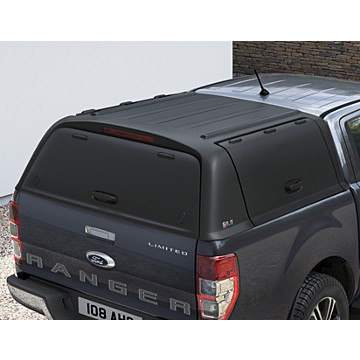 Ford Ranger (2012 - 11/2022) Pickup Attitude hard top Fleet Runner, matte black