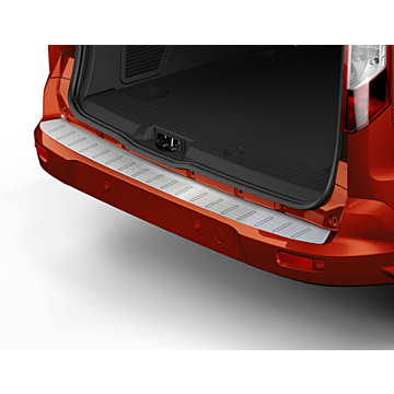 Ford Tourneo / Transit Connect (02/2014 - 03/2024) bumper protection film, brushed aluminum look, with Connect logo