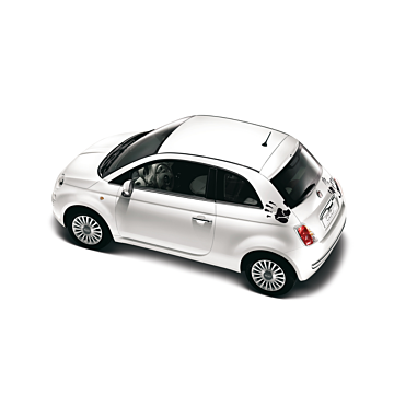 Fiat 500/500c hand sticker