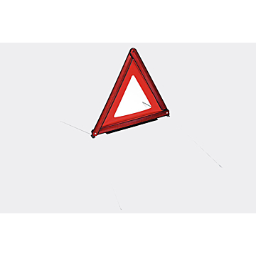 Volkswagen warning triangle